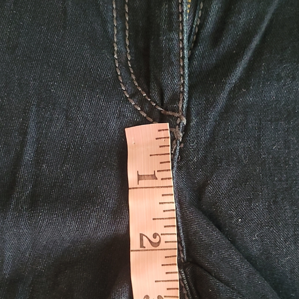 Women's Black Wide-Leg Jeans - Picture 4 of 11